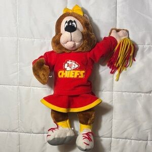 Kansas City Chiefs Cheerleader Bear Plush